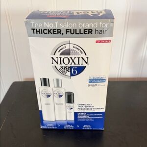 Nioxin 6 Hair Care System for Thicker, Fuller Hair - White and Black- 2 avail